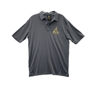 Walt Disney World Polo Shirt Men's Small Gray 50th Anniversary Preppy 90s Castle